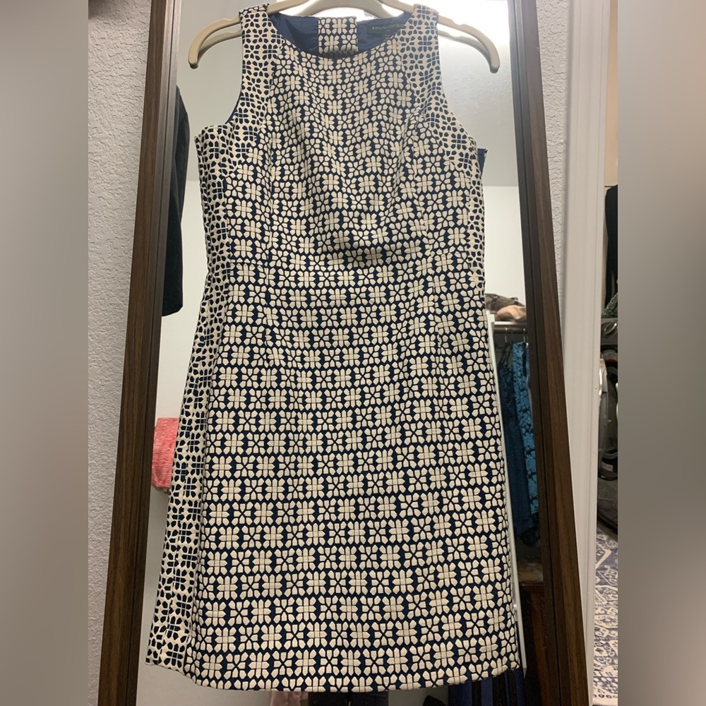 Banana Republic 0P Blue/white dress
